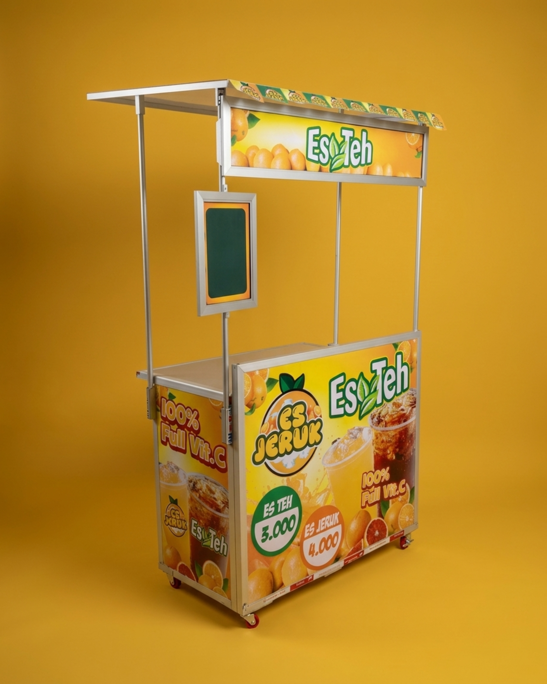 Booth Portable Model Juragan Atap Jumbo Meja Lipat Jualan